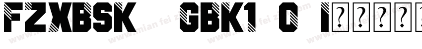 FZXBSK  GBK1 0 Identity H字体转换